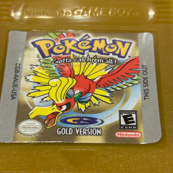 Nintendo Other - Nintendo Pokémon Gold Version Cartridge - Vibrant Gold Gotta Catch’em All!